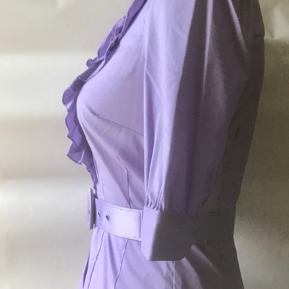 Lot of FOUR ruffled Bebe button-up blouses, XXS - Picture 5 of 9